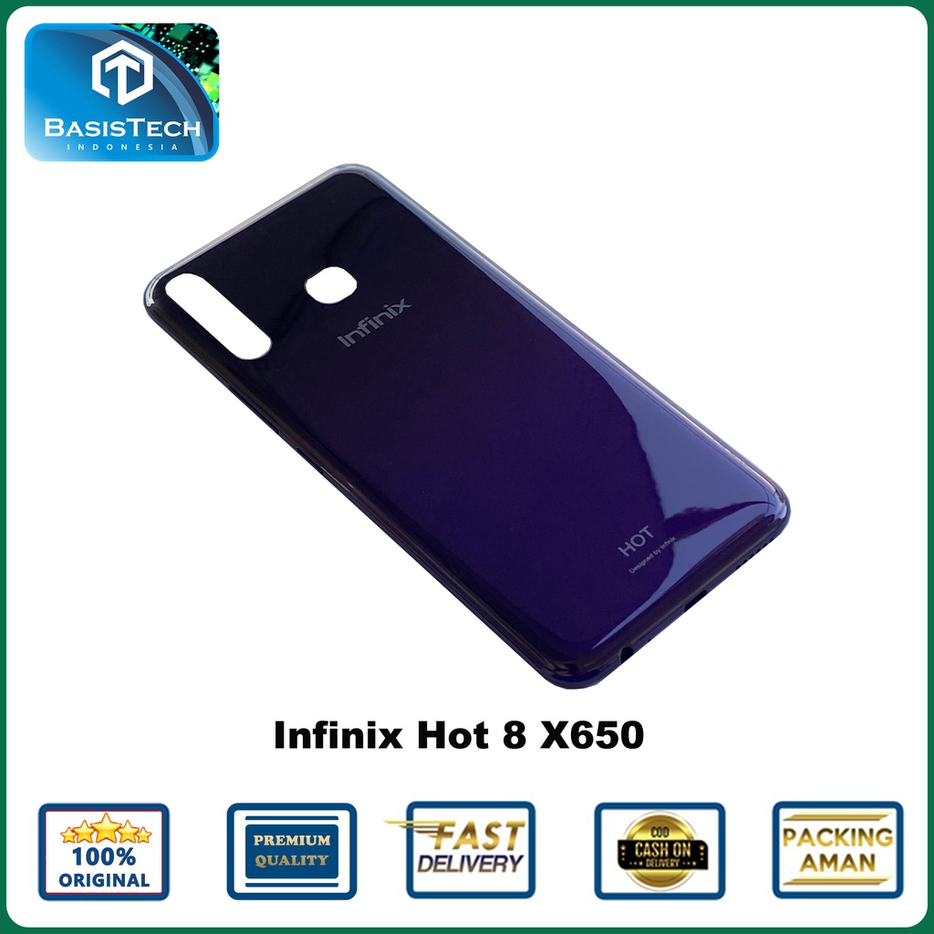 BACK COVER BACKDOOR CASING INFINIX HOT 8 X650