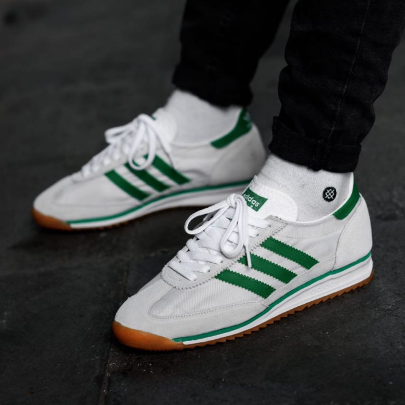 ADIDAS SL72 WHITE GREEN GUM