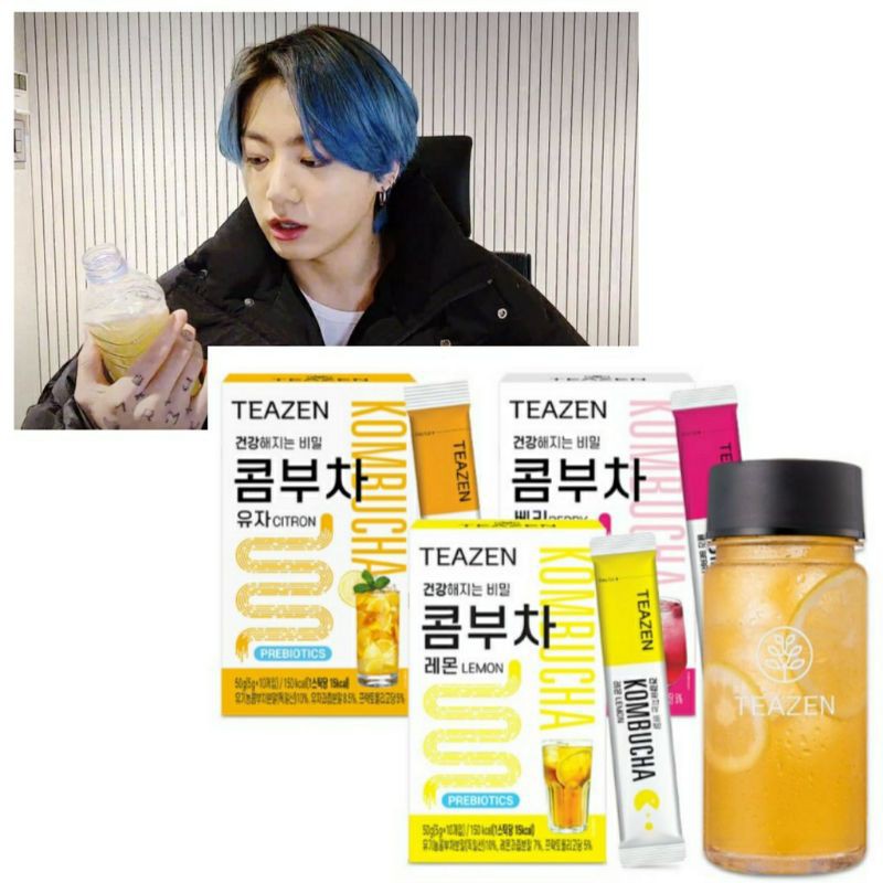 

[PO BACA DESKRIPSI] TEAZEN KOMBUCHA JUNGKOOK