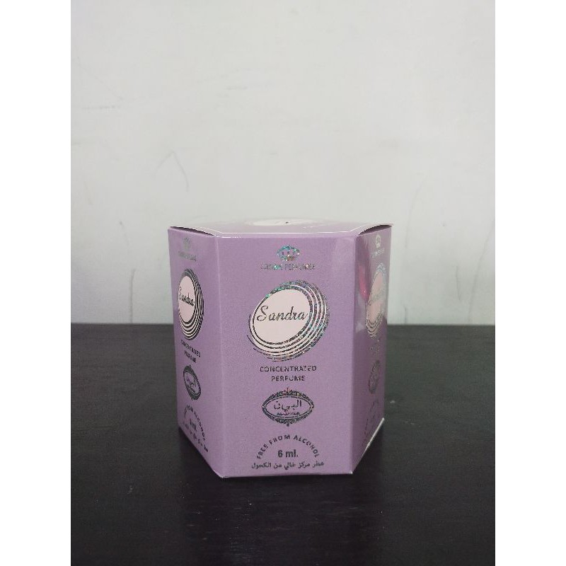 SANDRA-ORIGINAL PERFUME-Parfum Roll On siap pakai-by AL BAYAN-parfum non alkohol 6ml