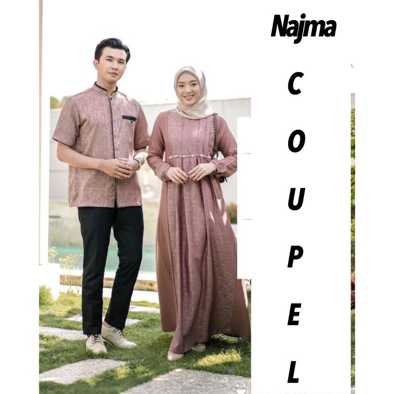 TERBARU NAJMA ABAYA SDH FREE PAYET + KOKO ADAM TERLARIS TERMURAH
