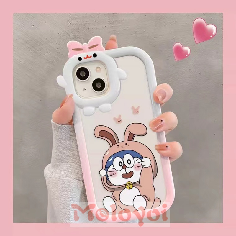 Soft Case TPU Motif Kartun Animasi Doraemon 3D Untuk IPhone XR 7 8 14 Plus 11 13 12 14 Pro MAX X 6 6S Plus XS MAX SE 2020