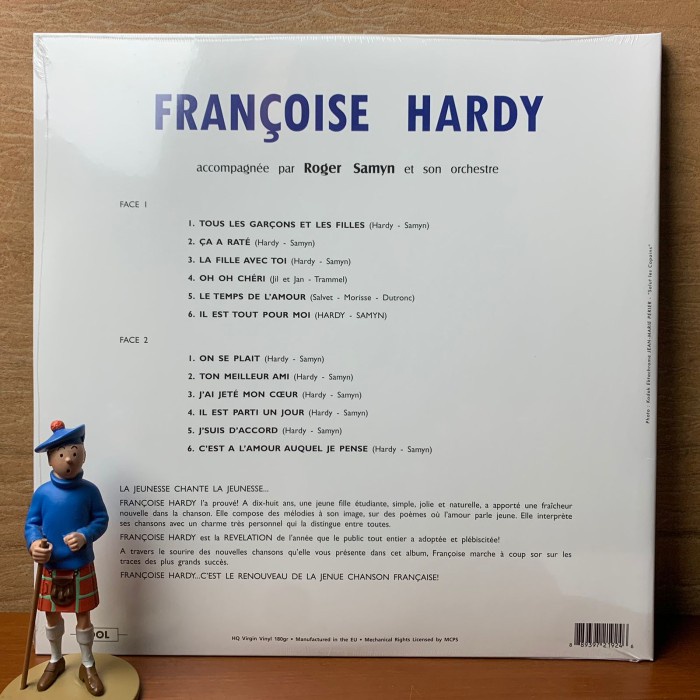 VINYL FRANCOISE HARDY - FRANCOISE HARDY (1LP,180G,BLCK)