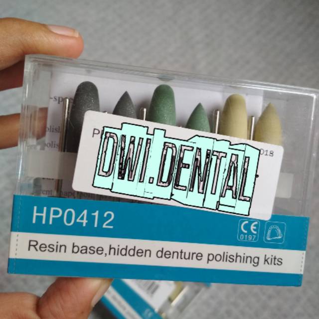 f2.4 - Dental bur poles akrilik resin , acrylic polishing kit