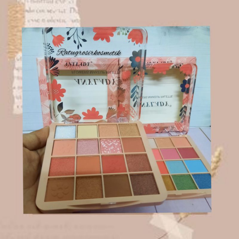 PROMO!!!EYESHADOW PALETTE ANYLADY FLOWERS NO.833/EYESEDOW FLOWERS ANYLADY