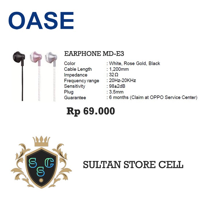 OASE EARPHONE