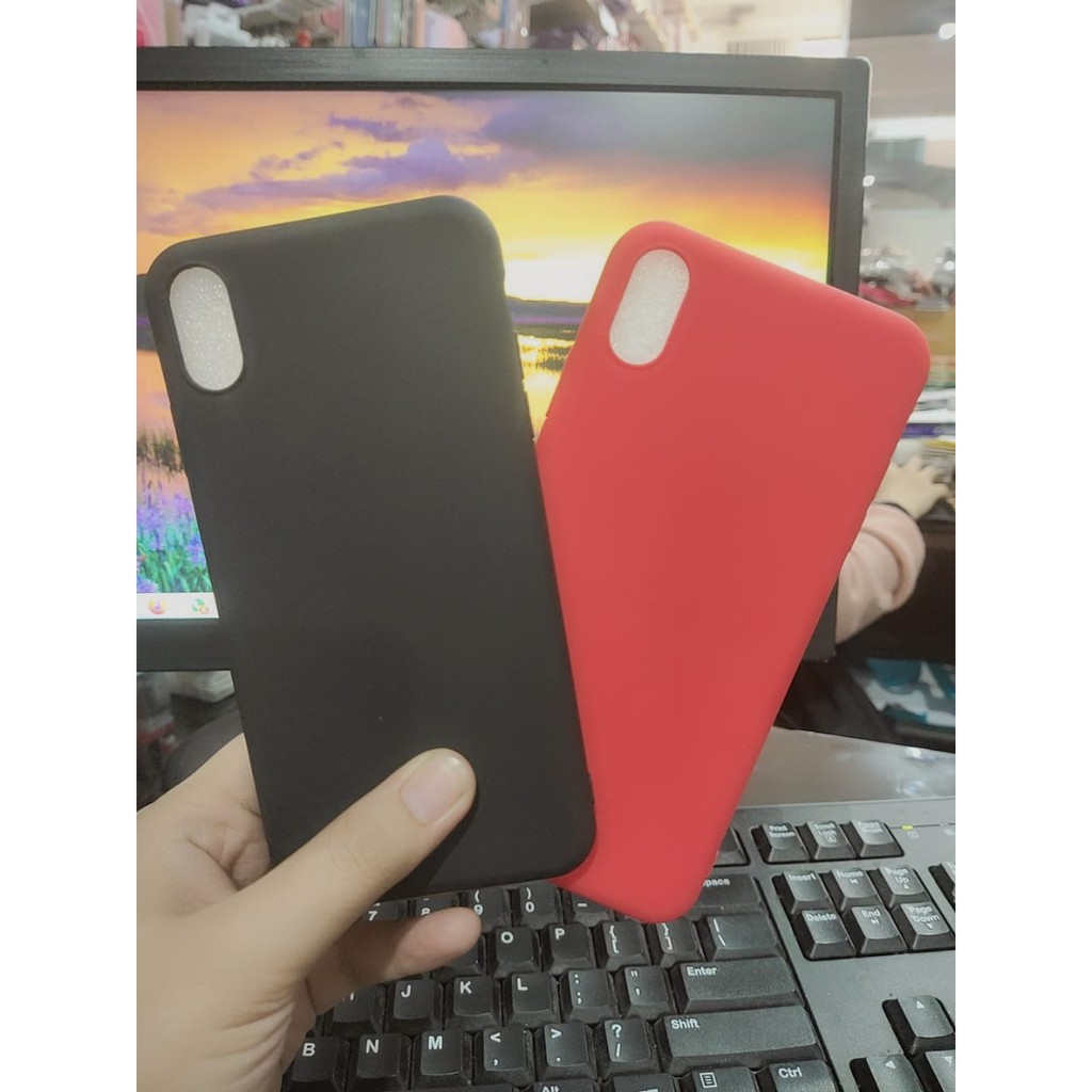 TPU MACARON iPhone XS Max 6.5 Inchi Softcase Silicon Candy Anti Noda No Logo Full Cover