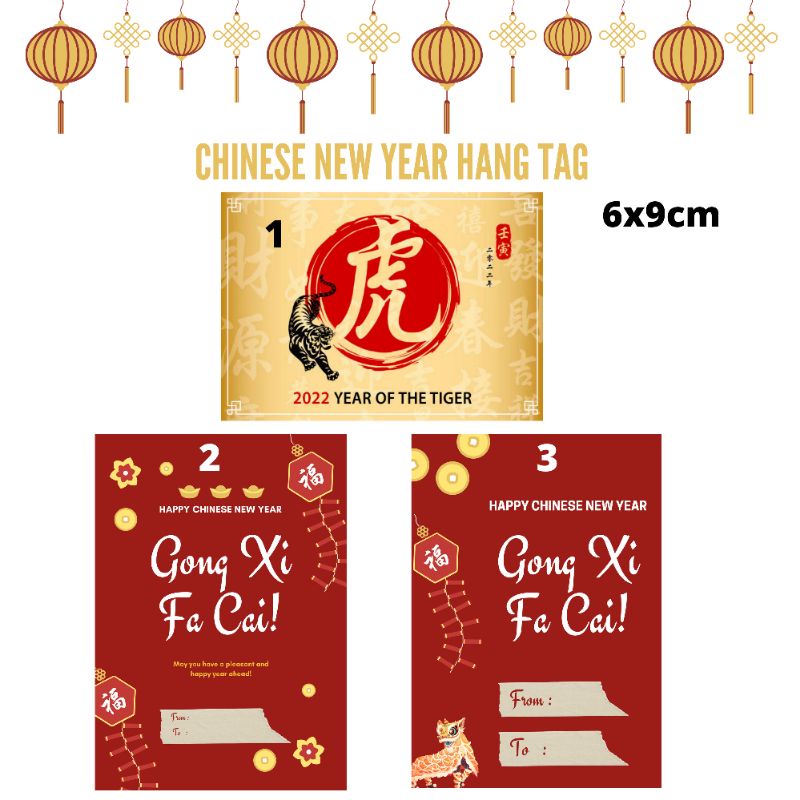 

HANG TAG / KARTU IMLEK (CHINESE NEW YEAR) BACA DESC SEBELUM CHECKOUT