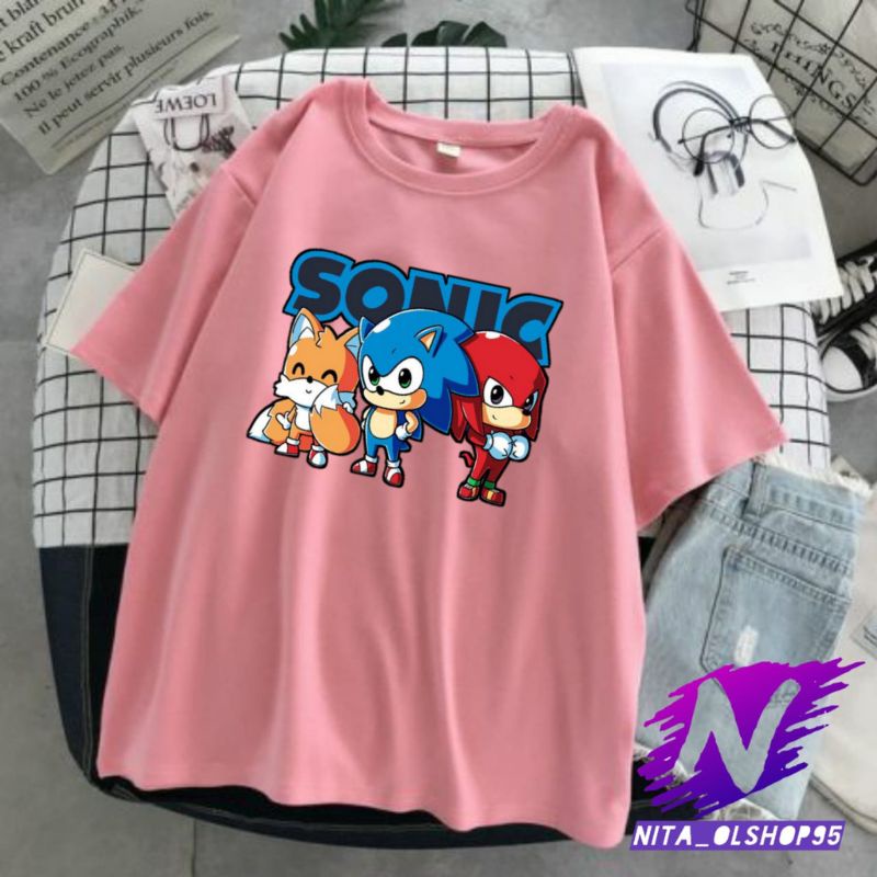 baju kaos anak atasan anak baju sonix the movie spesial