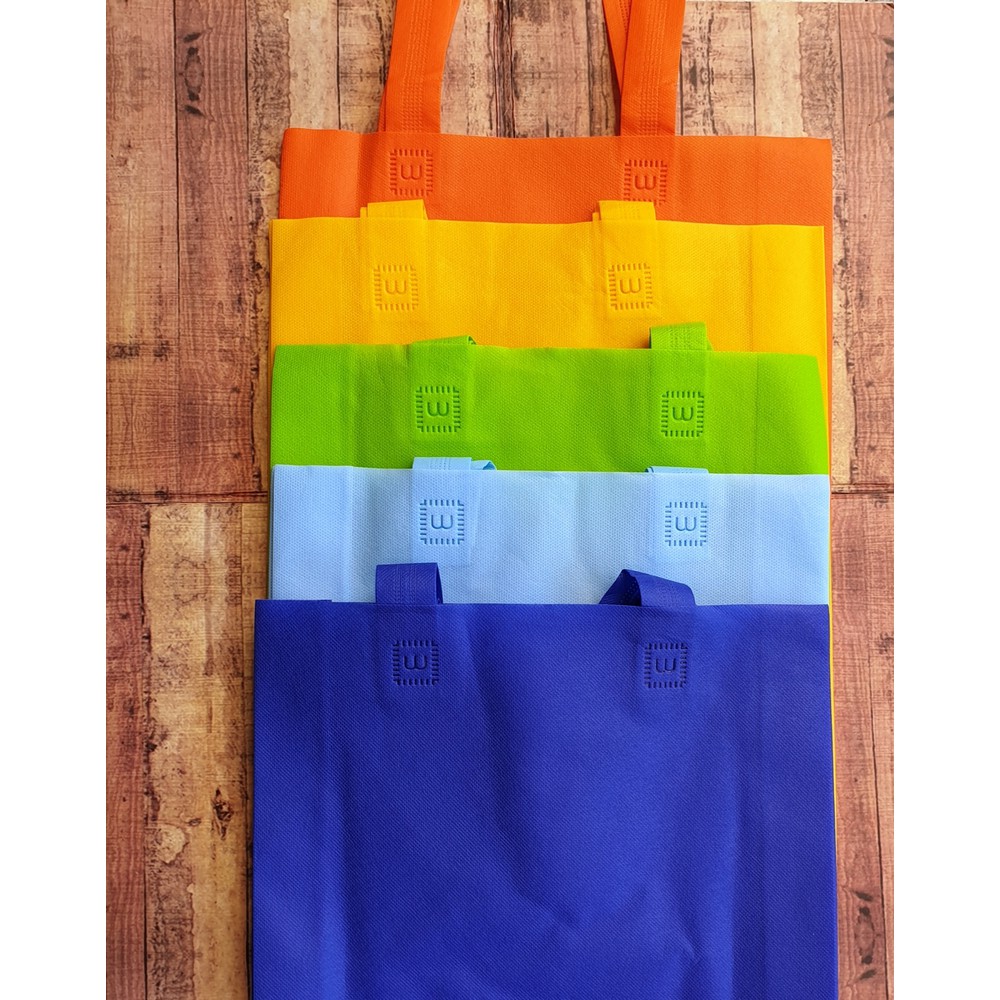 6 Pcs Standing Handle Bag 30x40 - 6 Buah Tas Kain Handle Lipat Samping - Spun Bond - Tas Kain