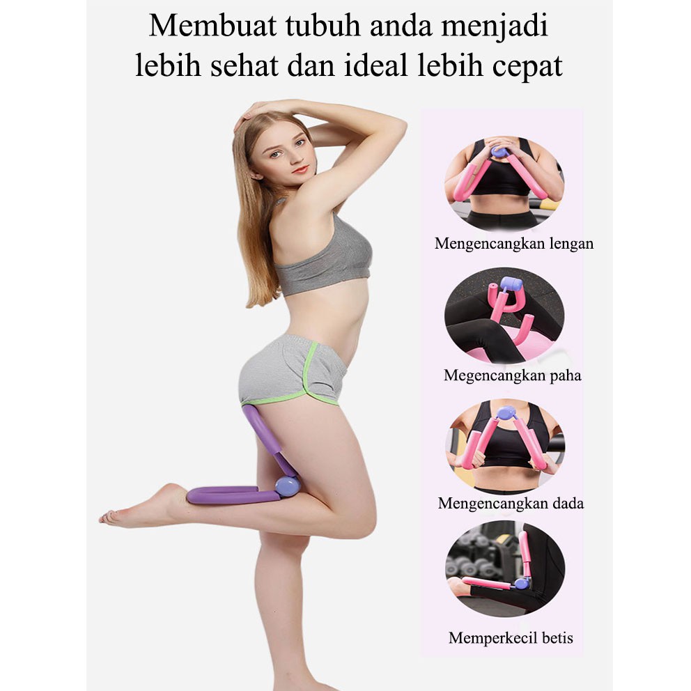 Alat Fitness Latihan Otot Paha Lengan Kaki Pinggul Tangan Hand Leg Arm Trainer Olahraga Gym Sit up Yoga