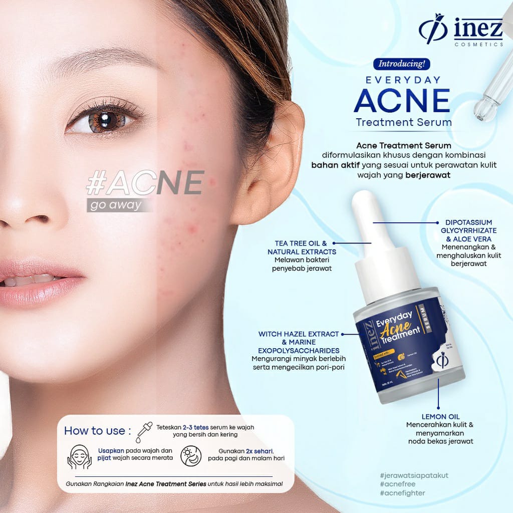 INEZ EVERYDAY ACNE TREATMENT SERUM 20ML