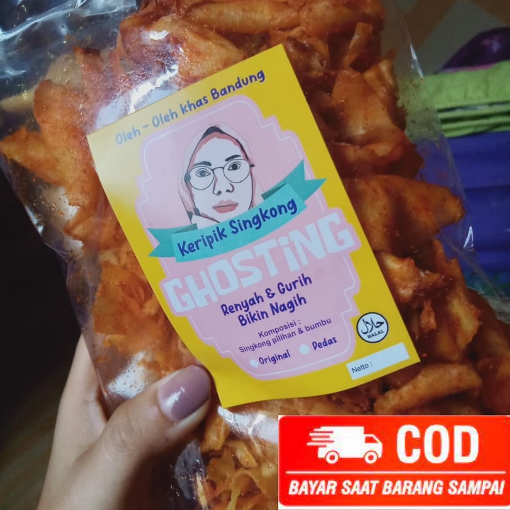 

Keripik Viral Ghosting Original Pedas 100 gr