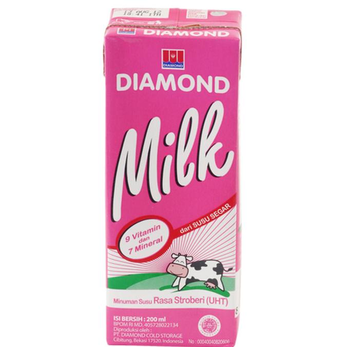 

(BISA COD) Susu diamond UHT - karton 200ml TERBAIK Kode 1470
