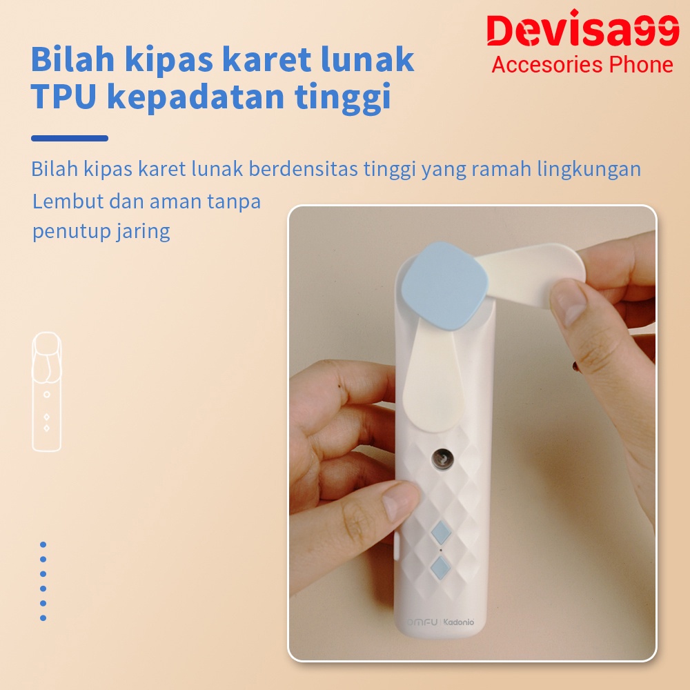 Devisa99 kipas angin mini nano spray kipas 2in1 kipas USB mini lipat fan pendingin kecil kipas murah portable