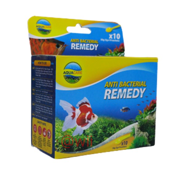 AQUACARE REMEDY 5GR 5 gr ANTI BACTERIAL Obat ikan anti bakteri jamur