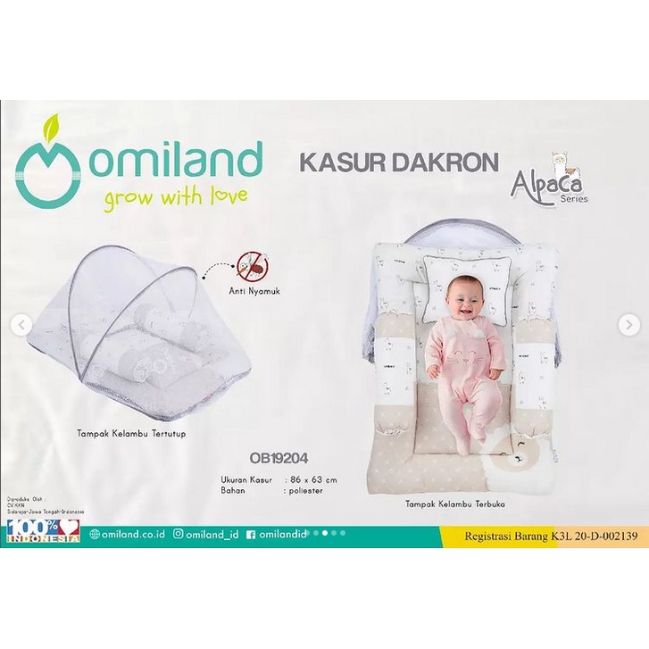 Omiland Kasur Serut / Kasur Lipat Panda / Alpaca / Sailor