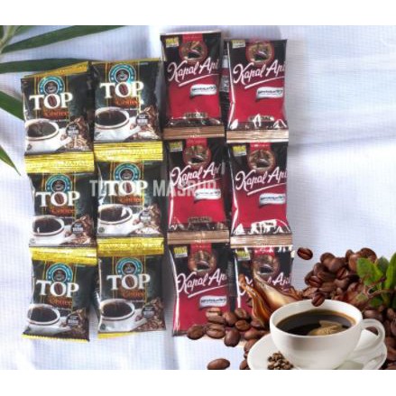 Kopi Bubuk Kapal Api mini 6,5gr / Top kopi Bubuk Mini 7gr / Fresco mini 7gr / Kopi Ya! mini 7gr