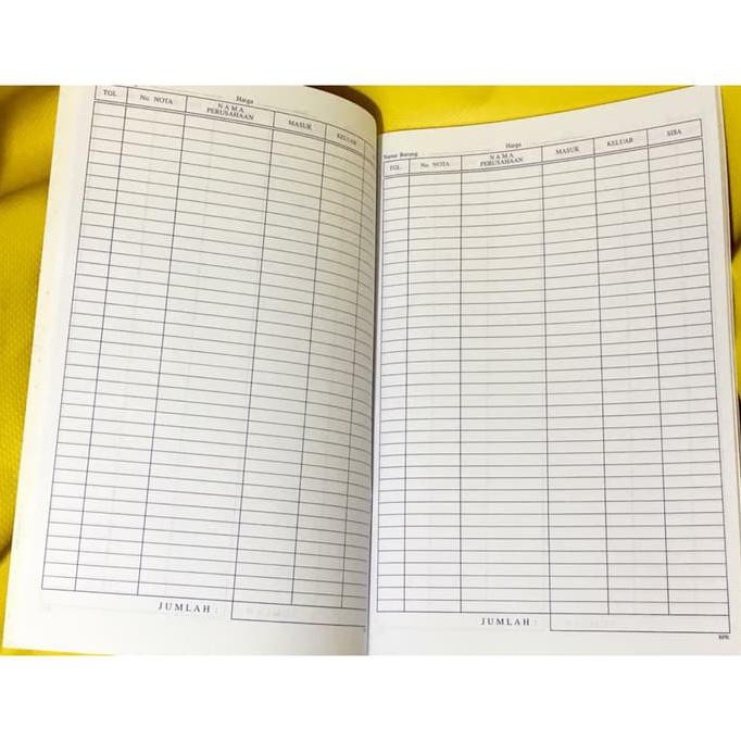 

Ini Buku Nota Persediaan Barang Dong-A Folio Ayo Beli