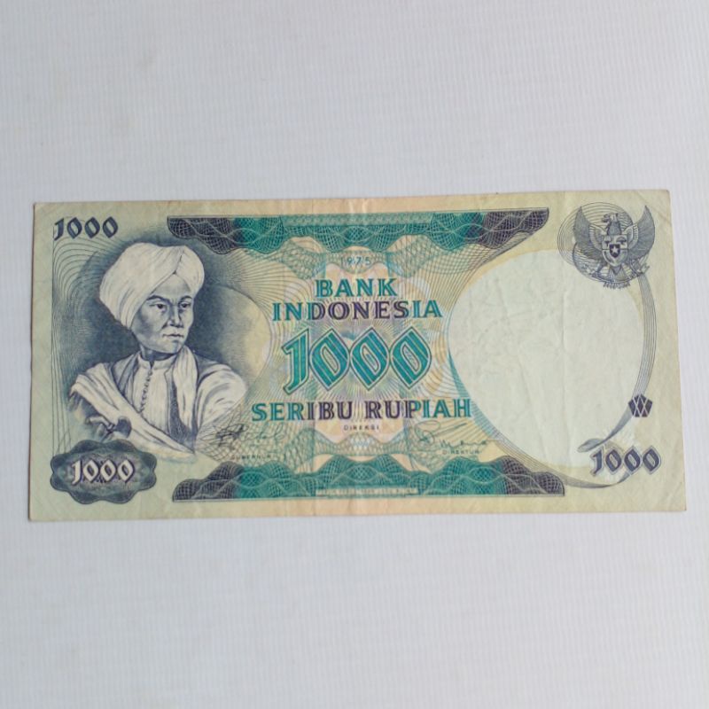 1000 RUPIAH DIPONEGORO 1975