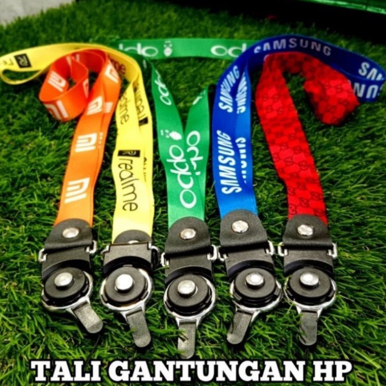 Tali Gantungan Hp Universal - Tali Strap Gantungan Hp Merek / Gantungan Kunci ID Card