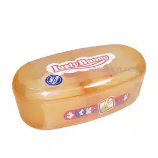 Lusty Bunny Baby Powder Case Oval TB-1530 - Tempat Bedak