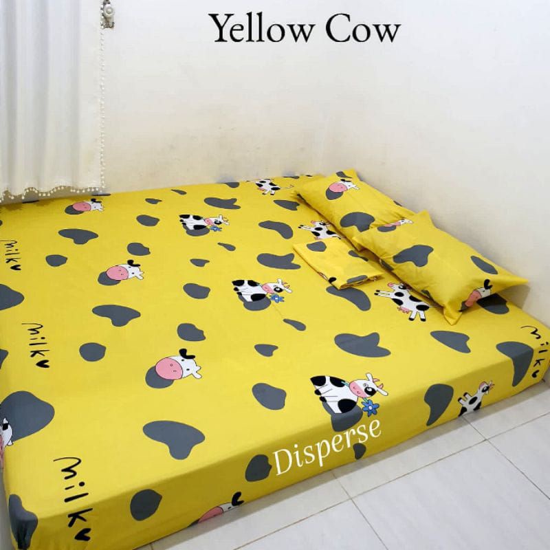 Sprei Yellow Cow