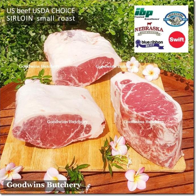 

1.8KG US SIRLOIN LIPON CHOICE ROAST BEEF IBP/SWIFT USA DAGING PANGGANG DFGH5136