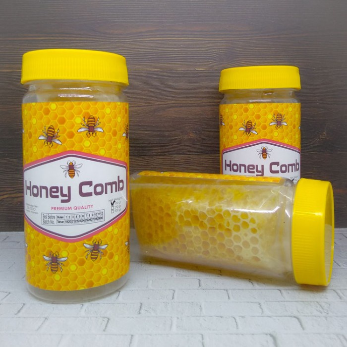 

bf011bb Pure Honey Comb 250 Gram - Madu Sarang Murni Raw Honey Premium Quality - Netto 100Gr