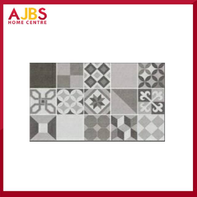  Platinum Keramik Helios Grey Embossed 25 x 40 Shopee 
