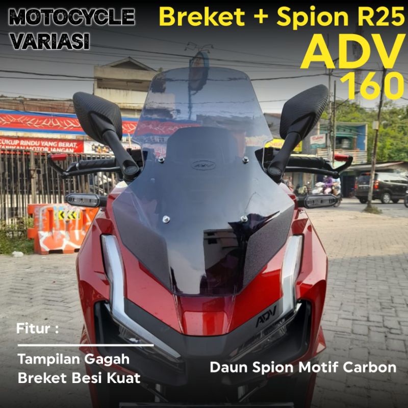 Spion ADV 160 Breket + Spion ADV 160 Model R25