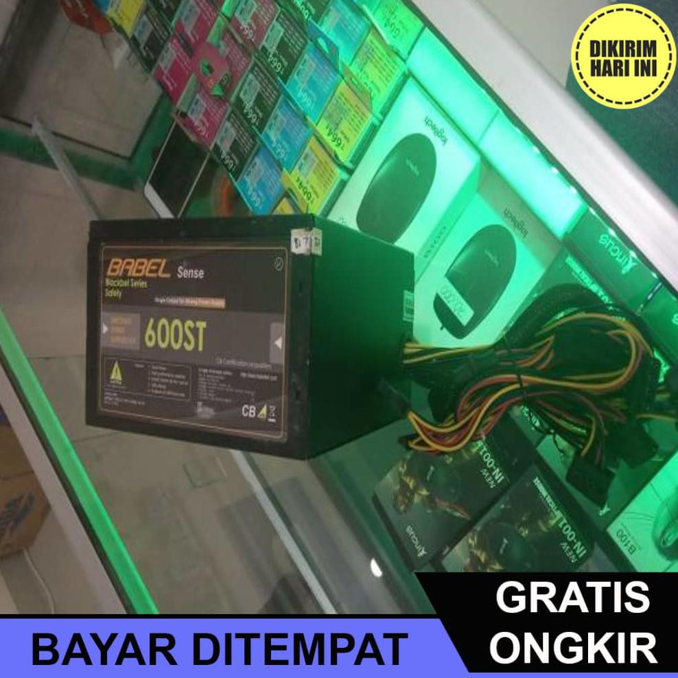(BAYAR DITEMPAT) JD681 PSU / POWER SUPPLY PC KOMPUTER  PURE 450-500-600 WATT EX. KOREA SECOND