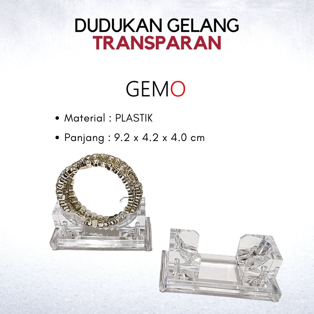 Display Dudukan Perhiasan Set Plastik / Alat Peraga Jewelry Tempat Cincin Gelang Liontin Anting Kalung Lucu Unik Murah untuk  Etalase Toko Emas Berlian / Perak Permata Berharga juga bisa untuk Box Seserahan Tunangan Nikah Kawin