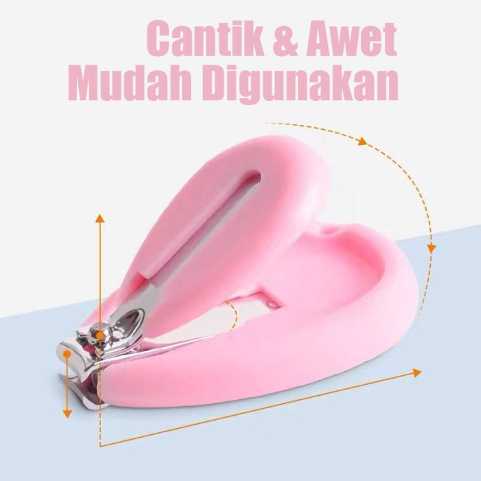 Bostonstore Alat potong kuku bayi Perawatan Bayi 4 in1 Gunting kuku Bayi