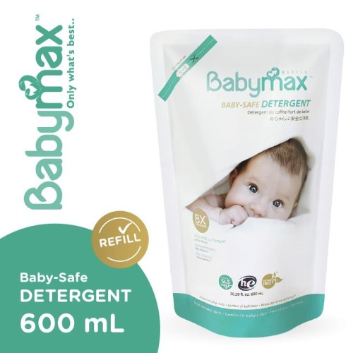 [Lailaiorire] Babymax Baby Max Detergent EcoCert Refill 600ml / 680ml 600 ml 680 ml- Deterjen Pencuci Baju Bayi