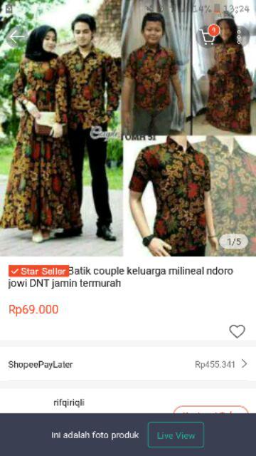 Batik Couple Keluarga Milineal Ndoro Jowi Dnt Jamin Termurah