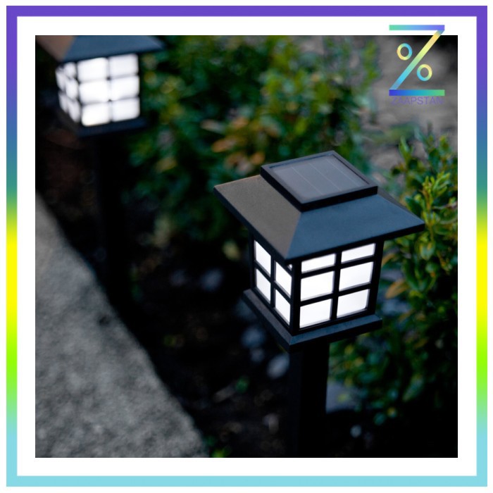 Lampu Taman LED Creative Energi Solar - YF-922 - Black