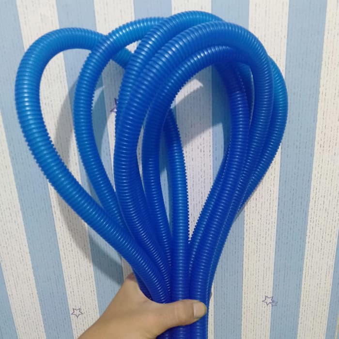 Selang Spiral Aquarium Biru 90cm