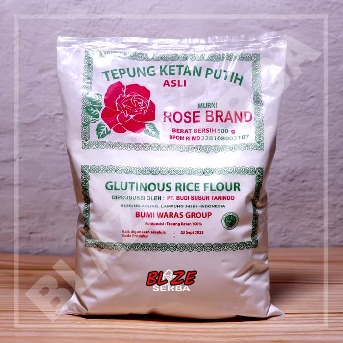 

ROSE BRAND TEPUNG KETAN PUTIH 500GR /PCS