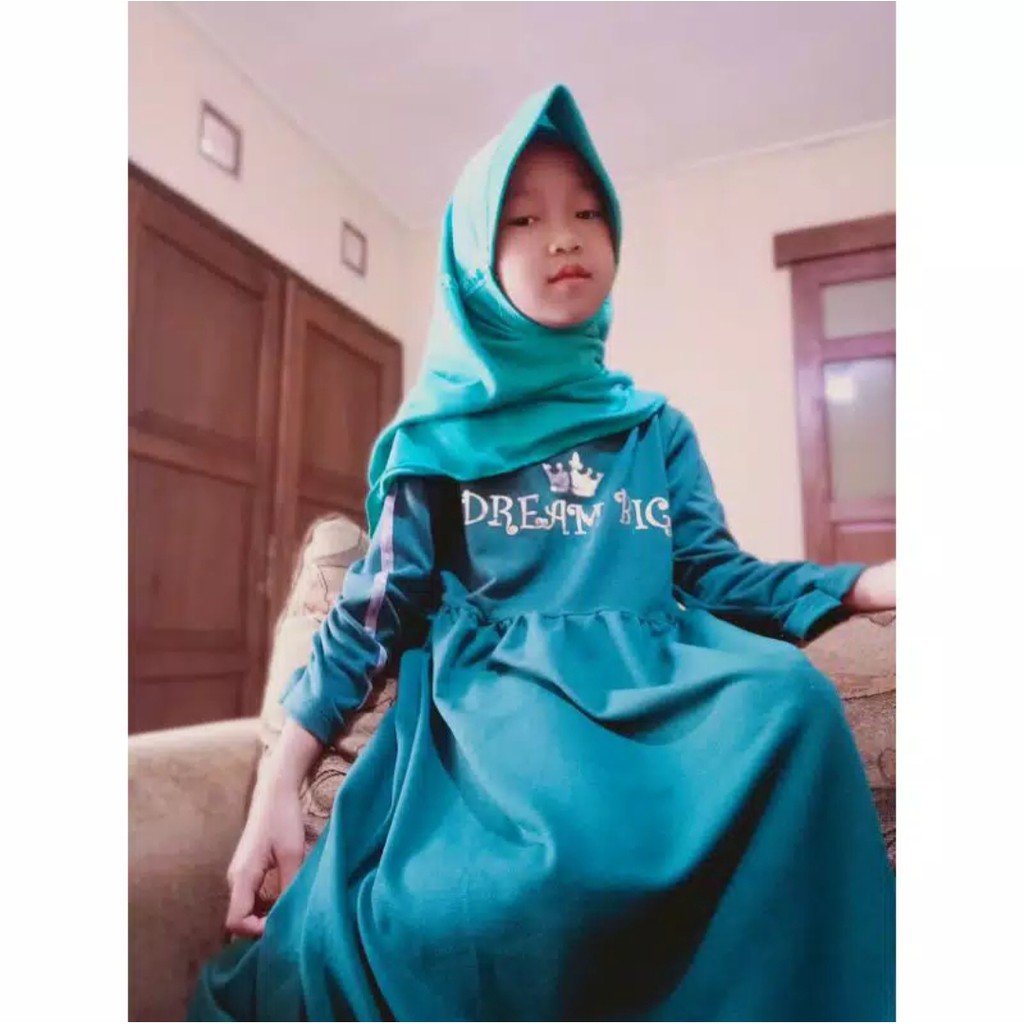 GAMIS ANAK BABYTERRY FOIL SIZE 2-8TH RANDOM/ OSHBOSS-1