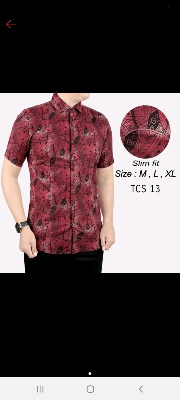 Batik Pria//batik Modern//batik Cowok//batik Istimewa//batik Kekinian//kode Batik:cbs 710