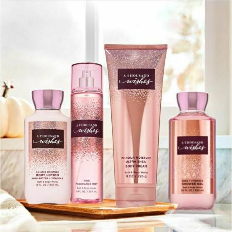 A Thousand Wishes Mist bubble bath soak salt shimmer mist fine fragrance ffm pewangi parfum perfume 