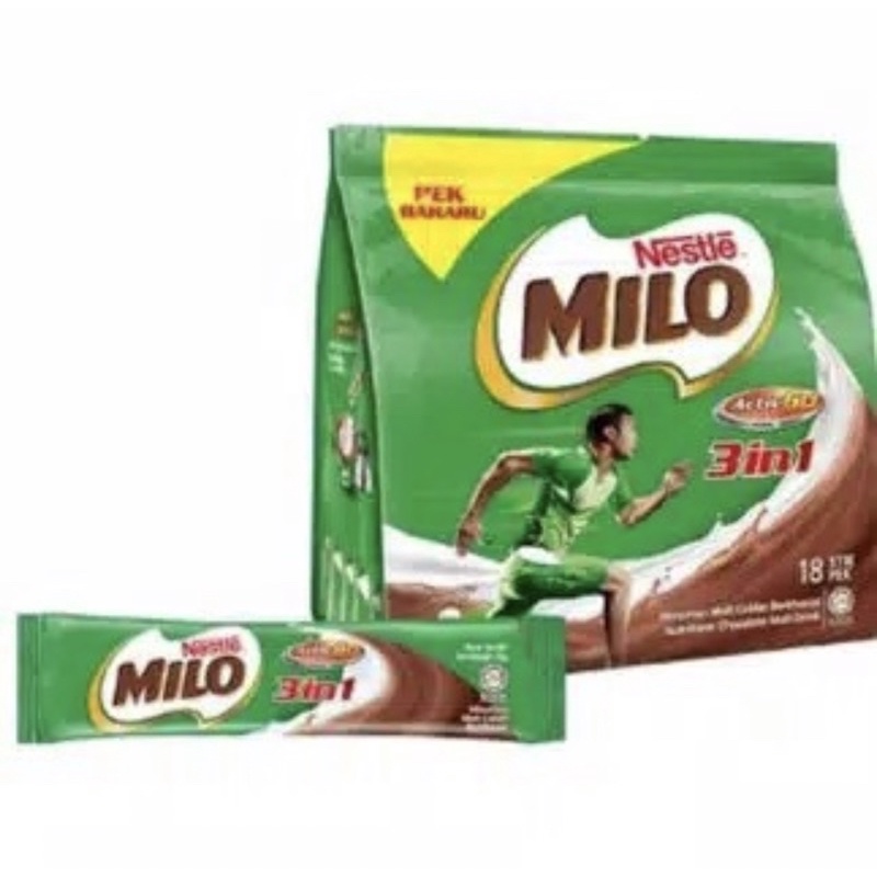 

MILO MALAYSIA 3in1 - 18 sachet ORIGINAL