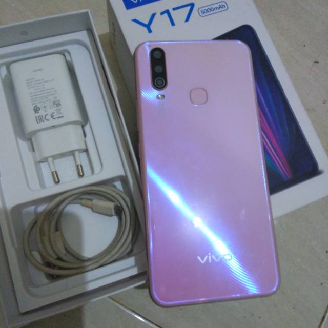 Vivo Y17 Pearl Pink 4 128 Shopee Indonesia
