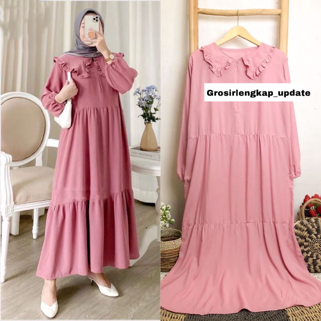 PREMIUM MASITA MIDI DRESS / MIDI DRESS VIRAL / INNER DRESS / KOREA DRESS/HIJAB DRESS