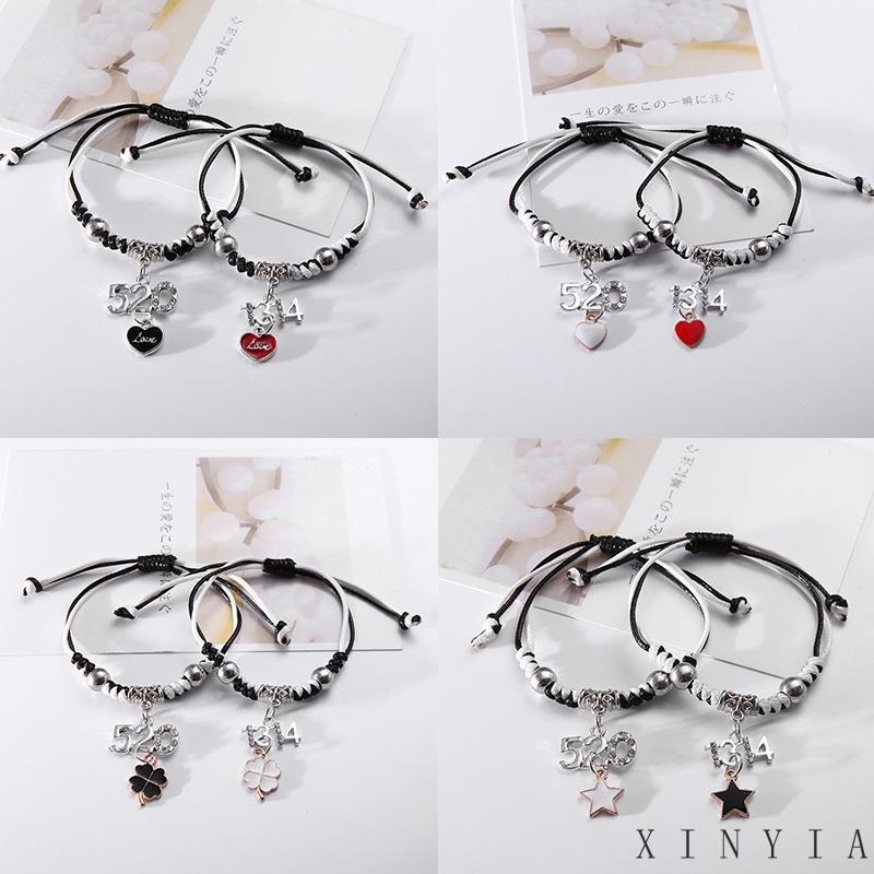 Xia.id Gelang Tangan / Kaki Wanita Desain Tulisan Best Friend Untuk Hadiah