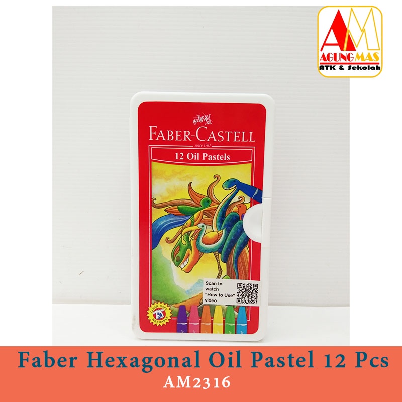 

Faber Hexagonal Oil Pastel 12 Pcs