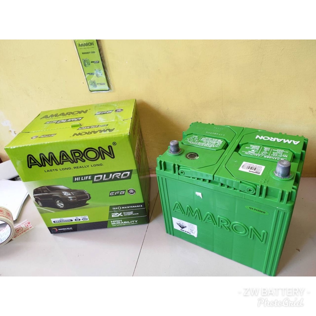 AKI MOBIL MAZDA 2 SKYACTIVE Q85 / 90D23L AMARON HILIFE 12V / 65AH