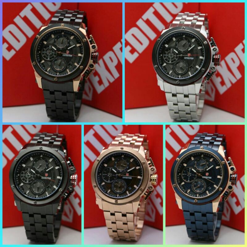 Expedition E 6748 Jam Tangan Pria Analog Cronografh