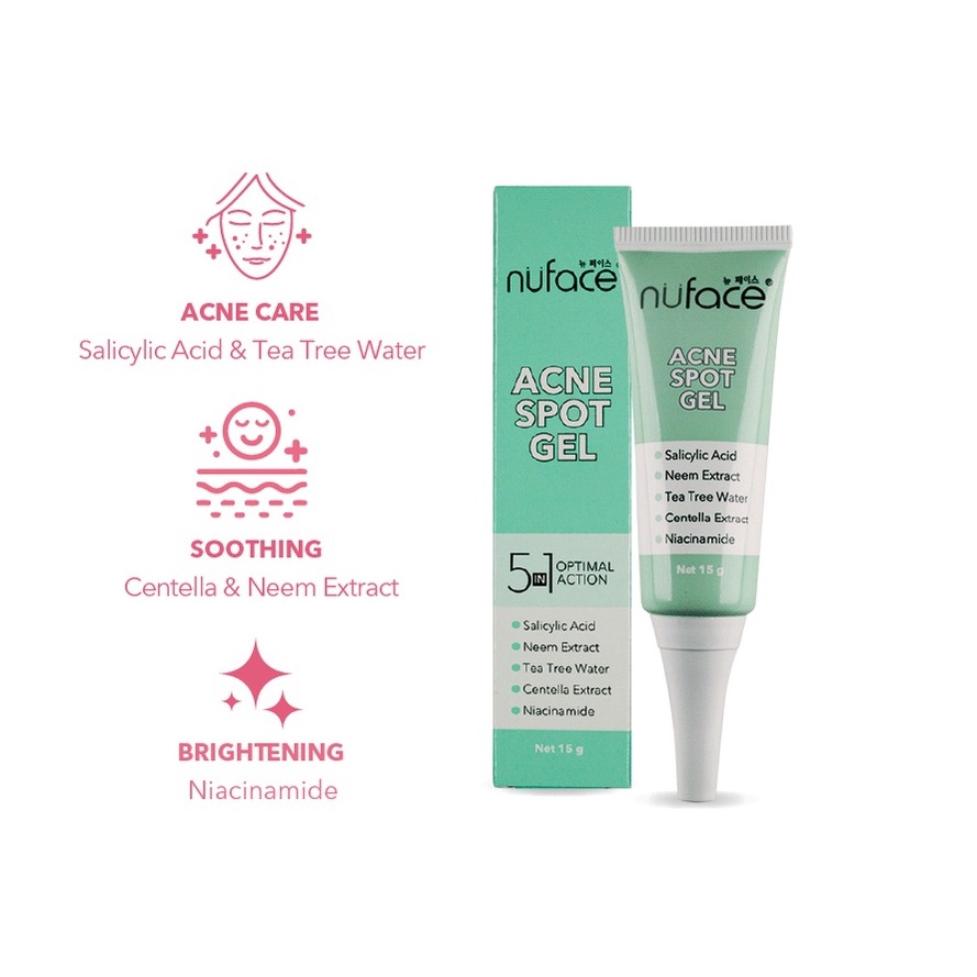 ✦SINAR✦ Nuface Acne Spot Gel - 15g